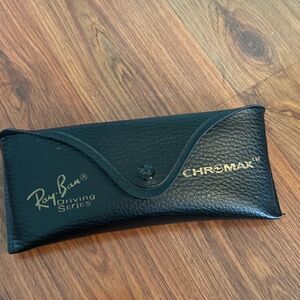 Vintage Ray-ban black case hard driving series Chromax